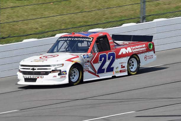 Read more about the article Austin Wayne Self and AM Racing collected in early race accident at Pocono Raceway