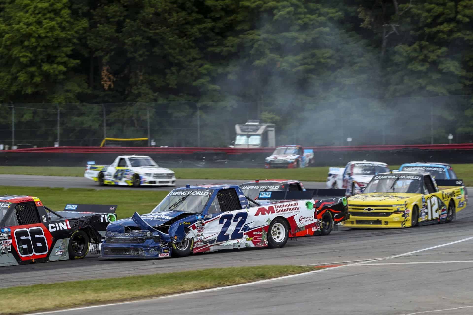 Read more about the article Austin Wayne Self Recovers For Strong Top-15 Finish in Inaugural Mid-Ohio Truck Series Race